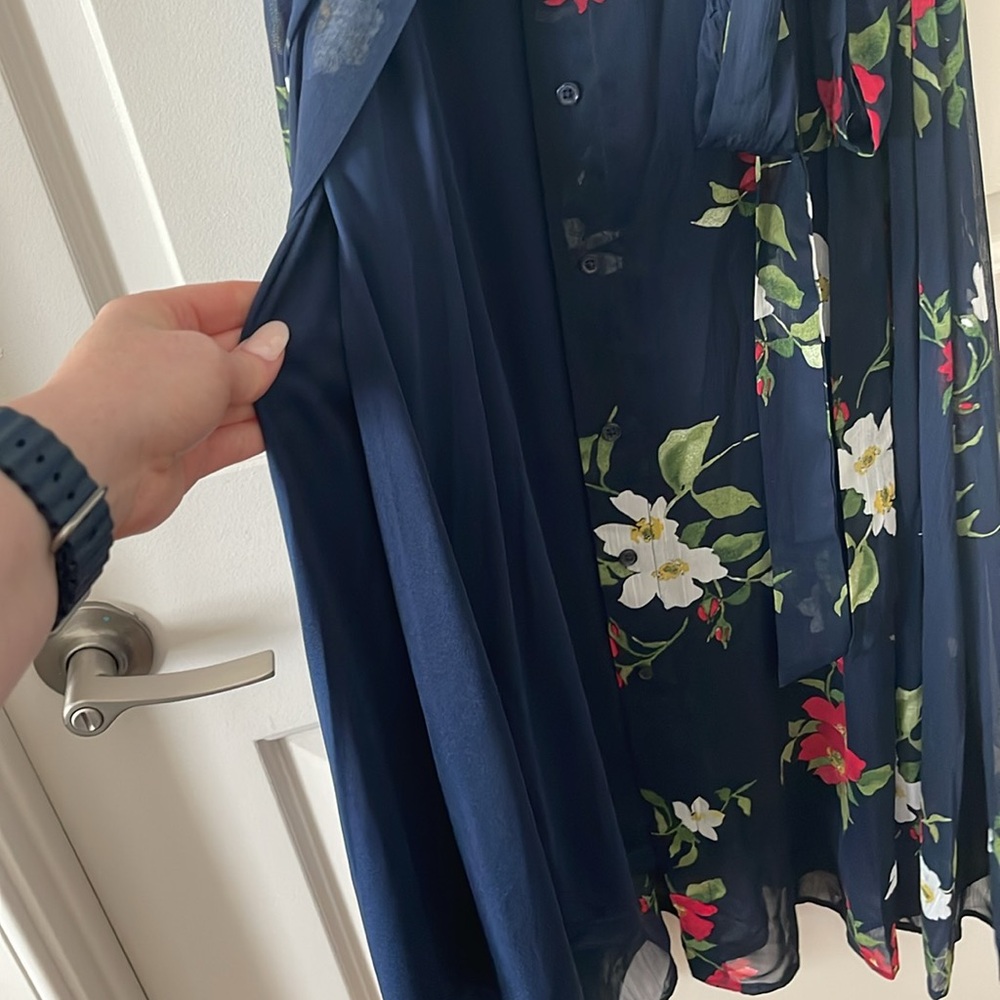 Calvin Klein Floral Shirt Dress - Picture 12 of 16